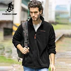 Мужская теплая флисовая куртка Pioneer Camp, свитшот на молнии, высокого качества, размеры США, Осень-зима, 520500Y