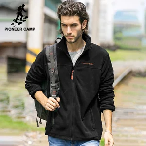 Мужская теплая флисовая куртка Pioneer Camp, свитшот на молнии, высокого качества, размеры США, Осень-зима, 520500Y