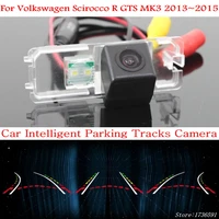 lyudmila car intelligent parking tracks camera for volkswagen scirocco r gts mk3 20132015 car reverse rear view camera
