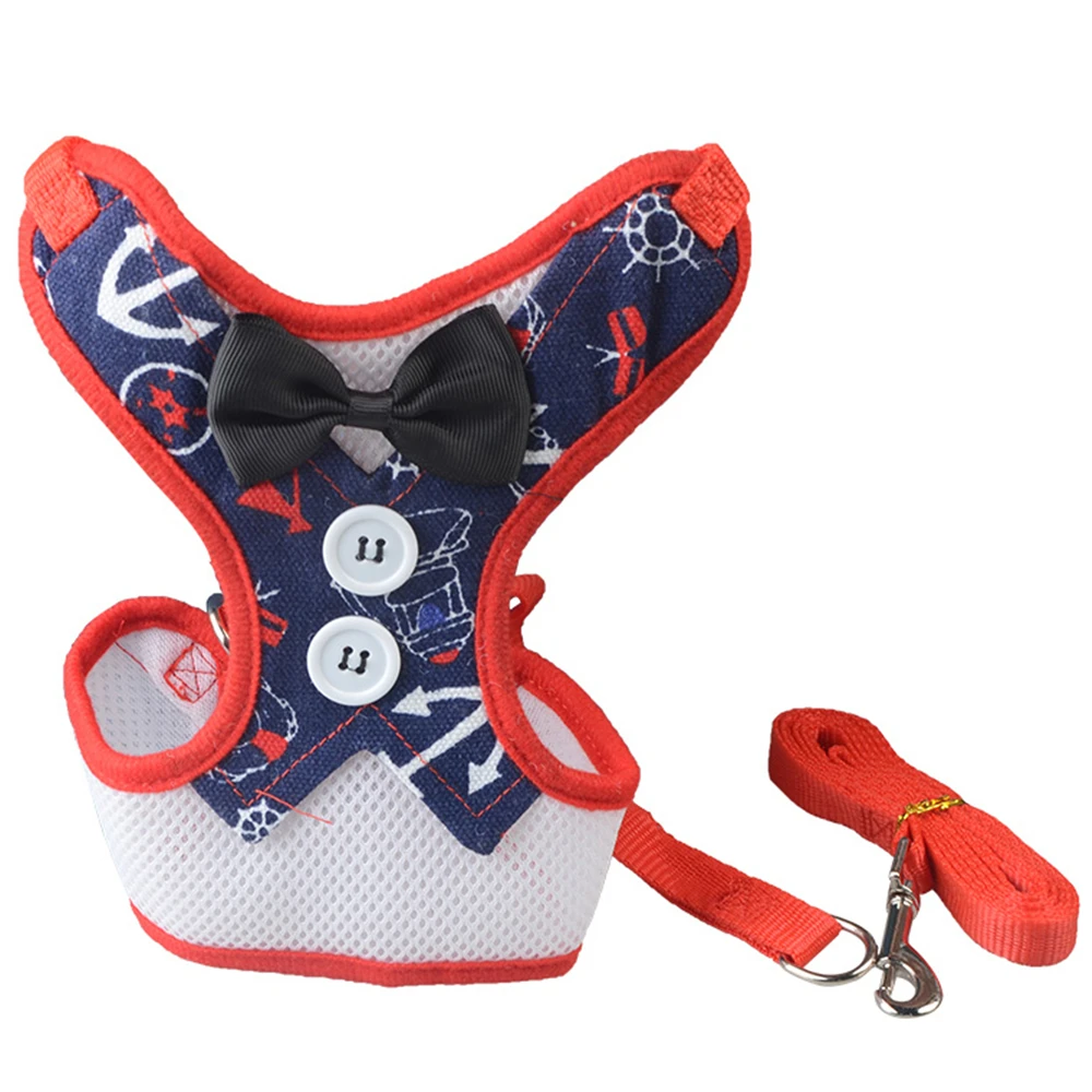 Шлейка для собак жилет на грудь прогулок поводок щенков комплект поводков