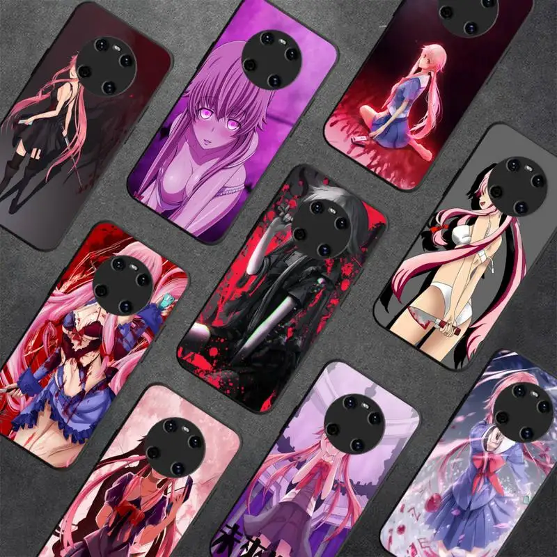 

Japanese Anime Future Diary Mirai Nikki Phone Case For Huawei Y5 Y62019 Y52018 Y92019 Luxury funda case for 9prime2019