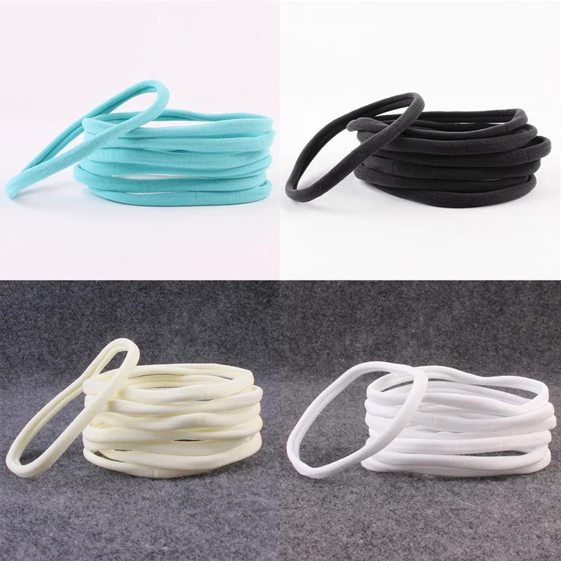 

Baby Girl Elastic Headband Newborn Elastic Headbands DIY Headdress Multi-usage Children Hair Ropes Accessories