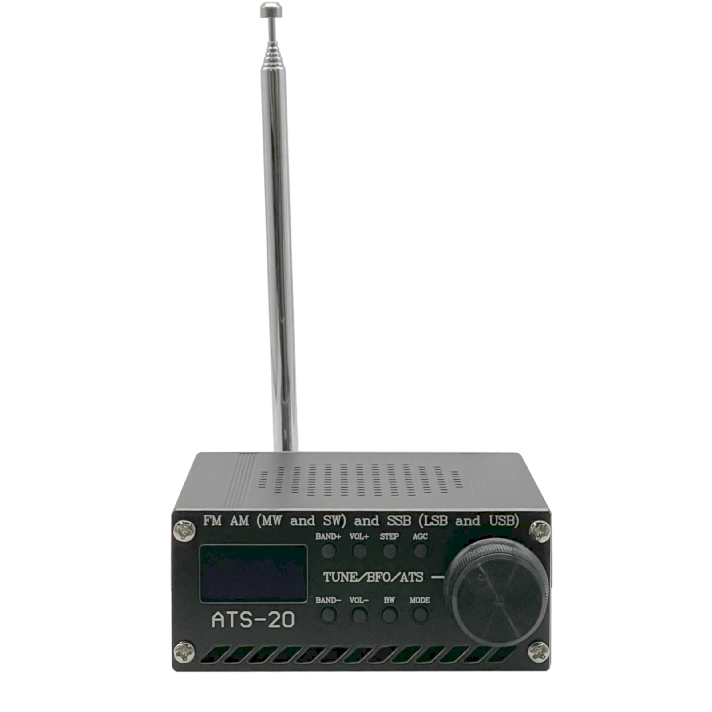 

Собранный радиоприемник SI4732 для всех диапазонов FM AM (MW & SW) SSB (LSB & USB) с литиевой батареей + антенной + динамиком + чехлом