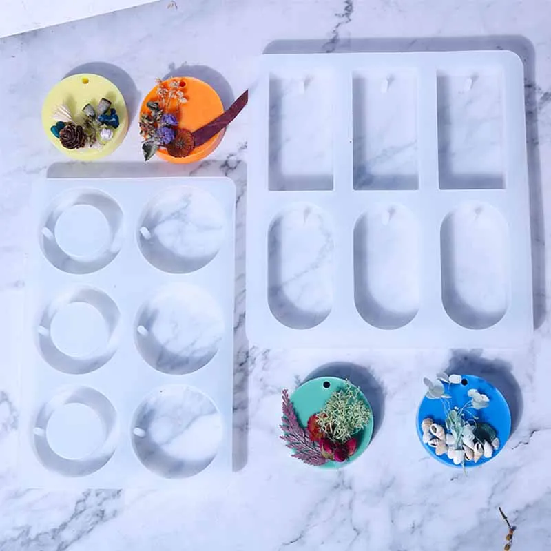 

Силиконовая форма в виде ароматизированной свечи, «сделай сам», 6 ровных квадратных овальных форм для мыла ручной работы, круглая форма для ...