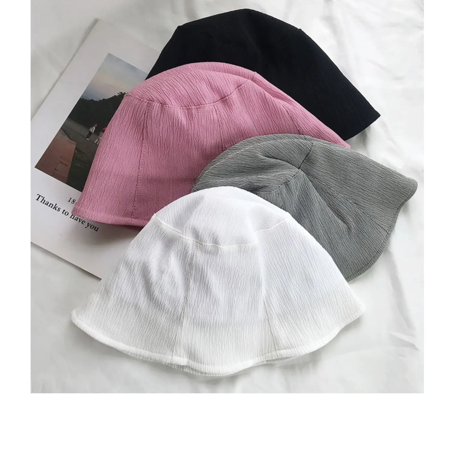 Кепка рыбака-клоуна женская базовая модная шляпа от солнца в Корейском стиле для