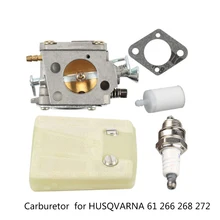 Горячий карбюратор топливный воздушный фильтр для Husqvarna 61 268 266 272 XP бензопила Carb R1
