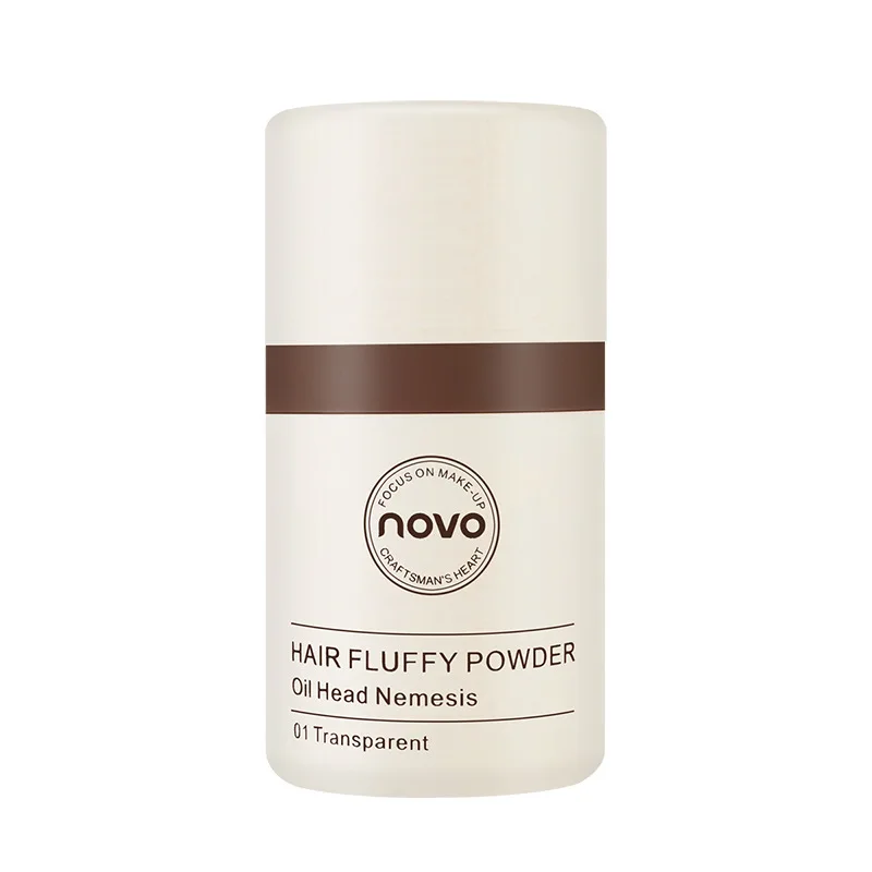 

Novo New Hair Line Mattifying Powder High Density Flocking Powder Puff Fine Waterproof Forehead Bald Savior