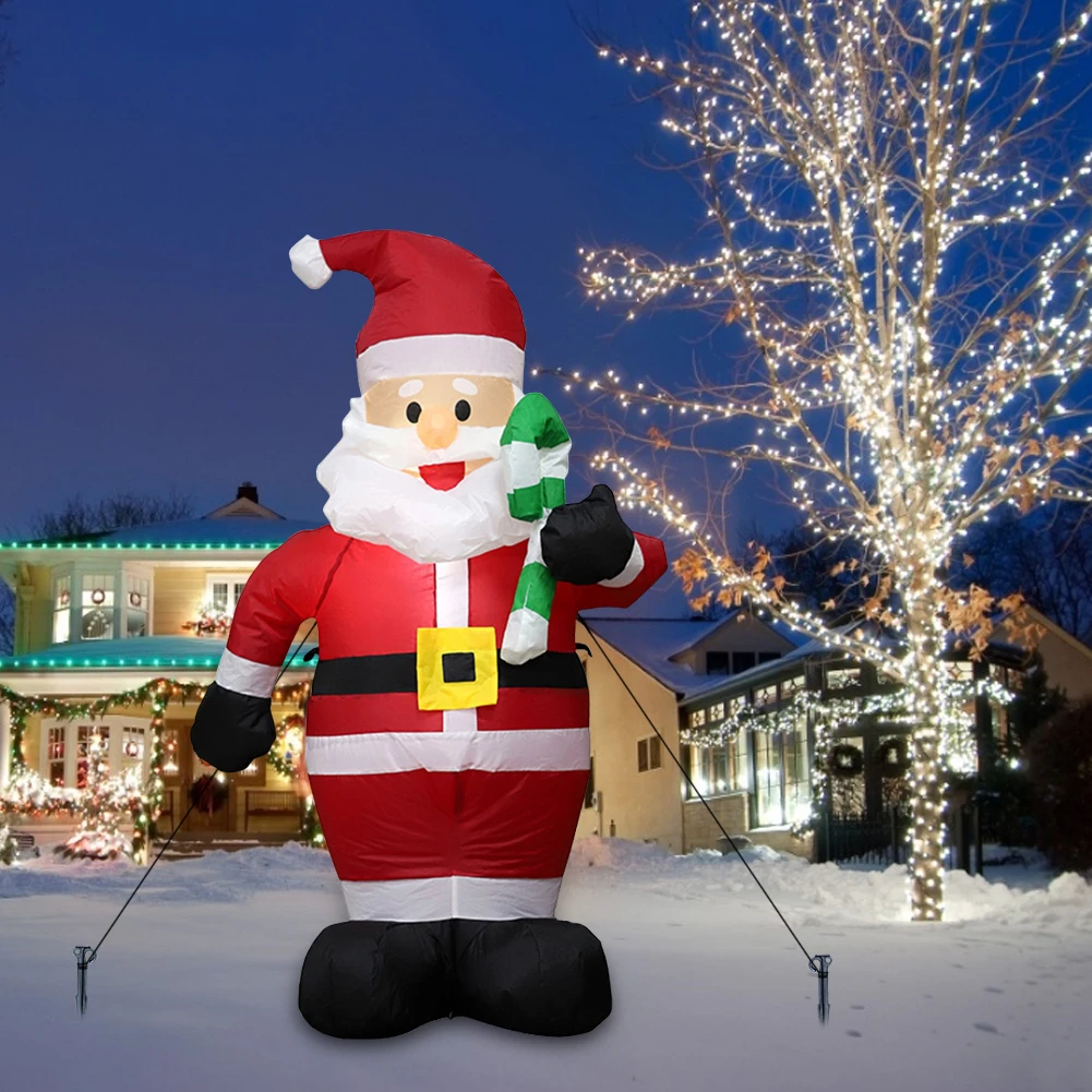 Вечерние украшения 1 8/2 4 м надувные в виде деда мороза пряника снеговика