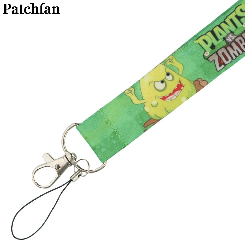 Patchfan растения призрак игра зеленый ID Pass карты Знак мультфильм шейные платки