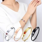 Женский индивидуальный Браслет-манжета, медицинские браслеты с оповещением и идентификацией, гравировка, тип 2, бижутерия для диабетиков, диабетиков, SOS