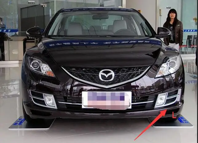 L side Детали кузова противотуманная фара крышка для Mazda 6 2008-2012 - Цвет: L side