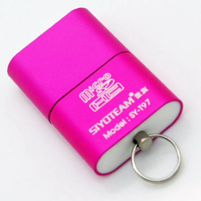 RH Портативный мини USB 2,0 Micro SD TF кард-ридер адаптер флэш-накопитель флэш-память SD - Цвет: RH