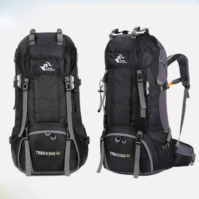 Рюкзак мужской женский большой водонепроницаемый с чехлом от дождя 60 л