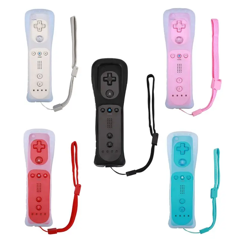 

Wireless Gamepad With Silicone Case for Wii Remote Controller Joystick K3NB