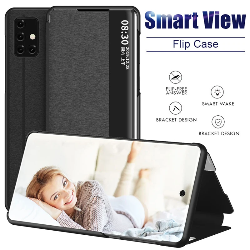 Умный кожаный чехол для Huawei P40 P30 P20 Pro Lite P10 Mate 30 20 10 20X Nova 5T 3 3i Honor 8x20 P Smart флип