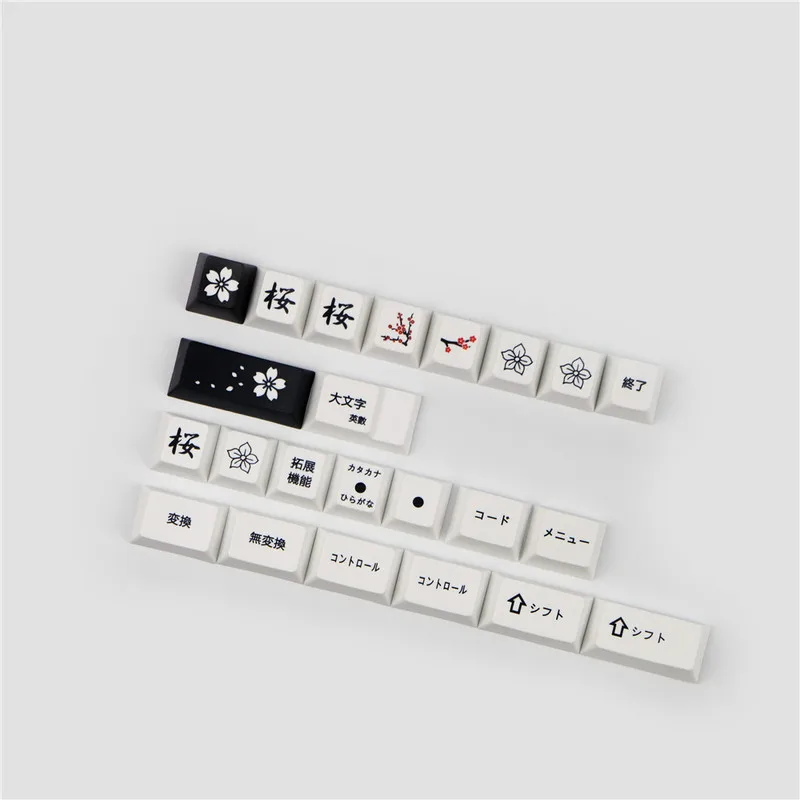 Колпачки для клавиш Japanese PBT Горячая Сублимация Keycap механическая клавиатура с Cherry