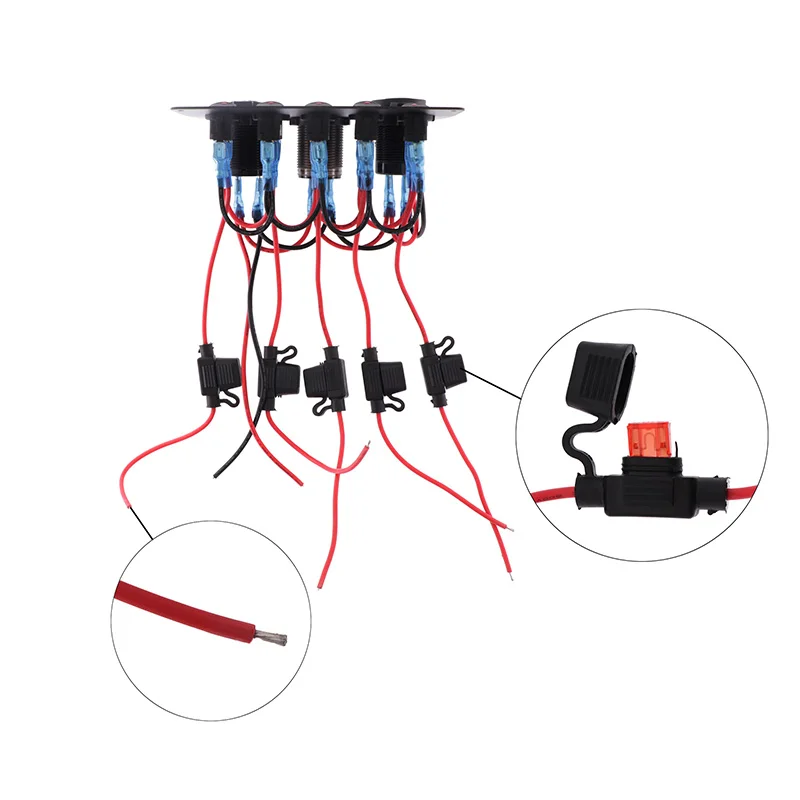 Панель переключателя для автомобиля лодки яхты каравана грузовика