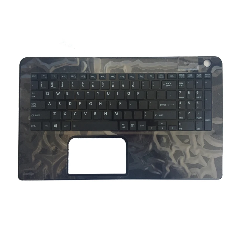 

Новая клавиатура для ноутбука США для Toshiba Satellite L50-B L50D-B L50DT-B L50T-B US, клавиатура для ноутбука с C shell EABLI00410, Черная