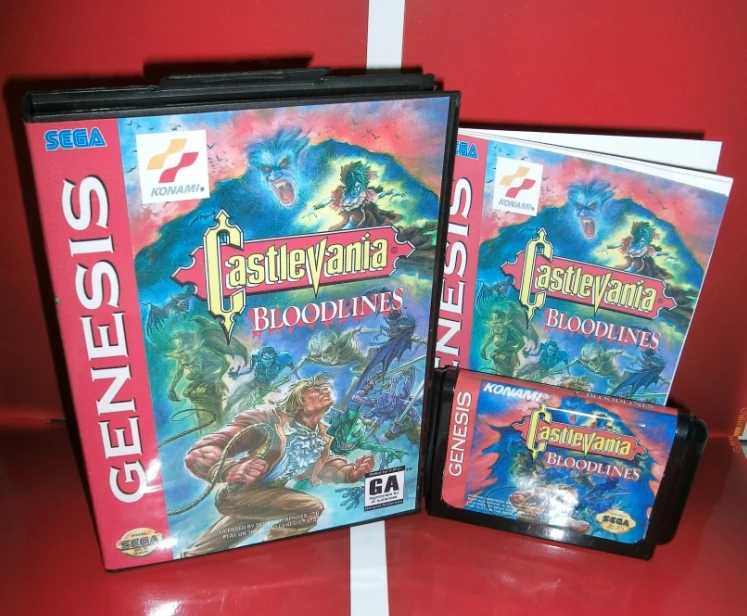 Castlevania оформление дневного света доступно покрытие США с коробкой и руководством