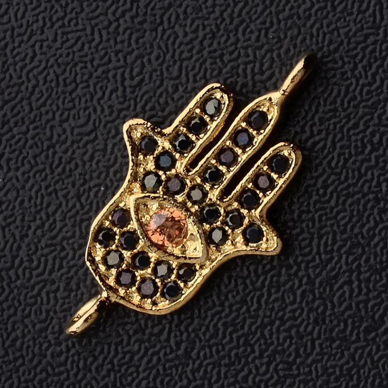 Очаровательные бусины OIQUEI с микрозакрепкой из черного циркония аксессуары для