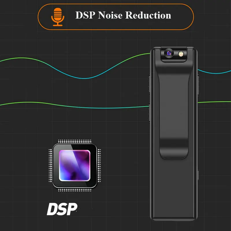 Мини-камера HD 1080P с магнитной ручкой детектор движения видеокамера аудио