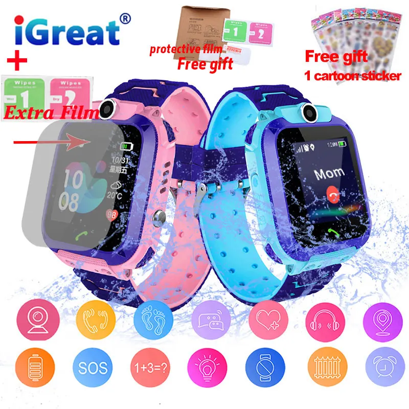 Детские умные часы Q12 детские с SOS-телефоном для детей Sim-картой 2G фото