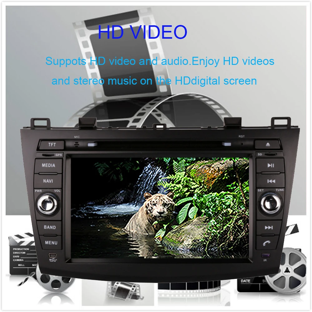 Android 10.0 Car GPS Navigation for MAZDA 3 2010-2012 Auto Radio Stereo Multimedia DVD Player Bluetooth WIFI 3/4G Rear Camera | Автомобили