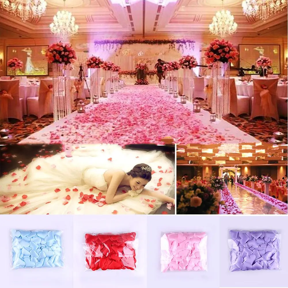 100 шт./лот Губка из ткани в форме сердца украшение для свадьбы вечеринки Дня