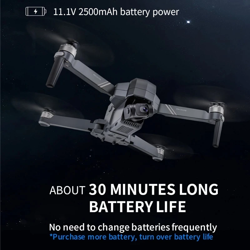 квадрокоптер f11 pro складной 4k hd wi fi gps f