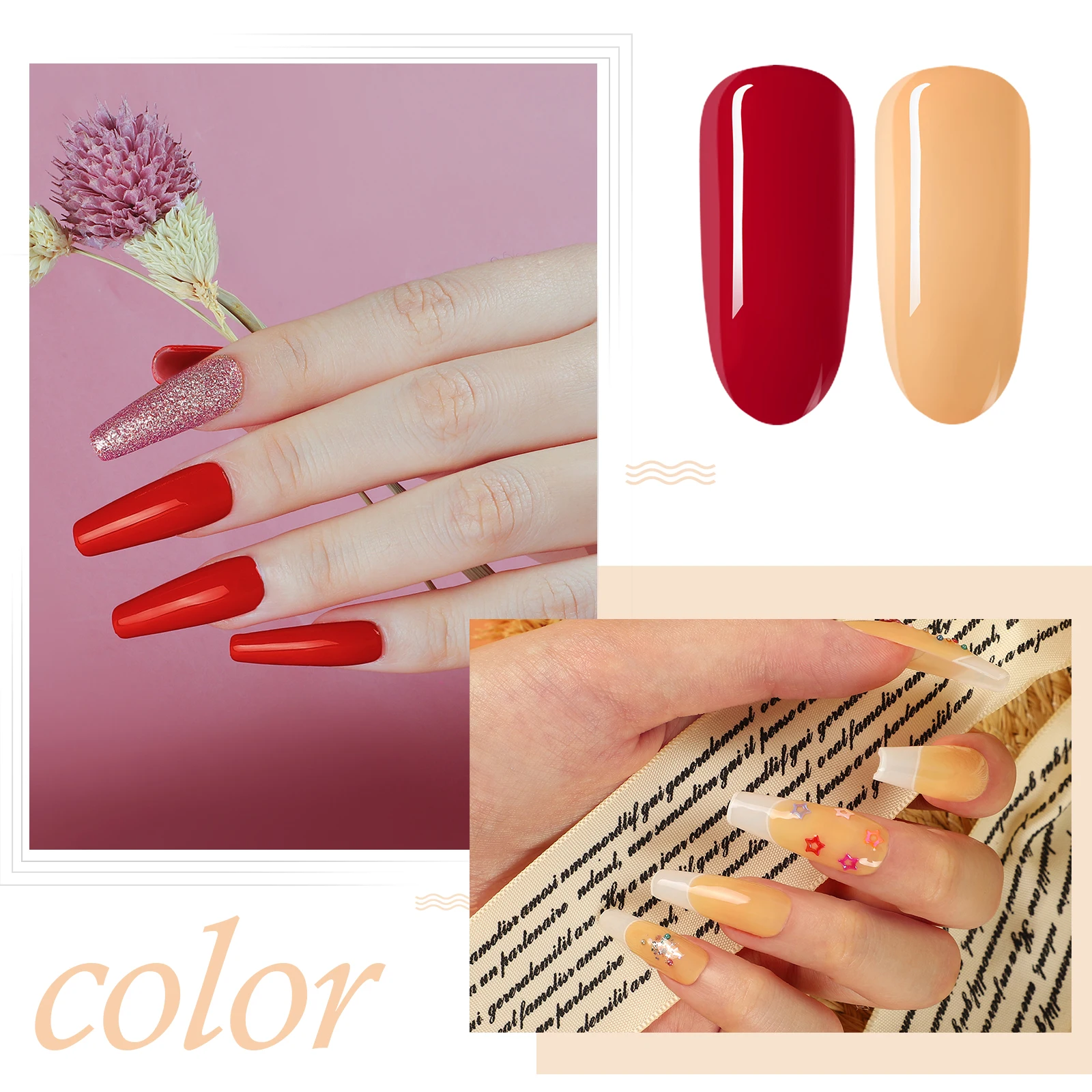 COSCELIA Manicure Kit Base Top Coat Nail Drill Machine Gel Polish Soak Off Art Design Tools UV LED Lamp Dryer | Красота и здоровье