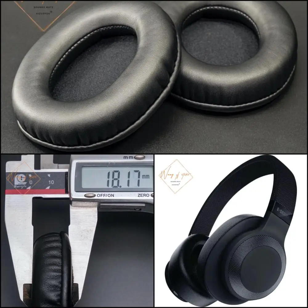 

Oval Ellipse Egg Shape Soft Leather Ear Pads Foam Cushion EarMuff For JBL E65 Headphones Perfect Quality, Not Cheap Version