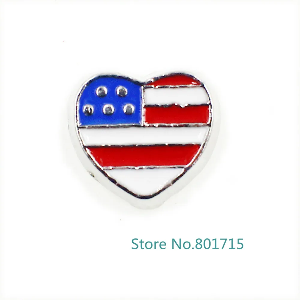 Плавающий медальон с сердечком для мамы и ребенка FC849 шармы на память 10 шт.