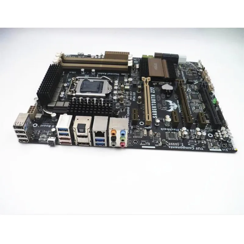 Материнская плата для ASUS SABERTOOTH Z77 LGA 1155 DDR3 Intel P8Z77 десктопная материнская (без