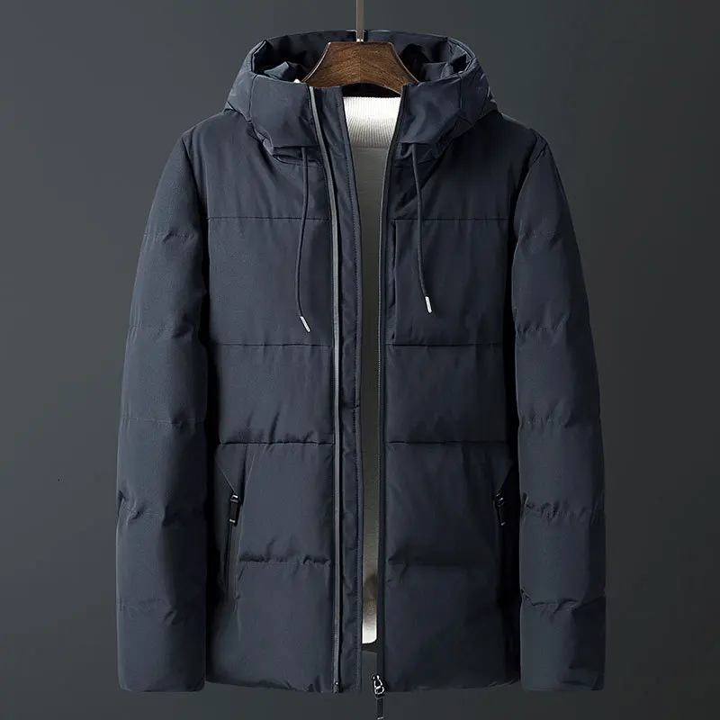Cotton-padded Clothes Winter Man Even Hat Self-cultivation Thickening Will Code Style Youth Cotton-padded Jacket Loose Coat