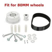17pcsset new diy electric skateboard parts pulley drive belt and motor mount kit for 80mm wheel parts accessories