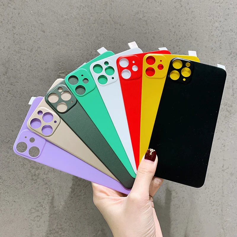 

Colorful Matte Film Wrap Skin Phone Back Sticker For IPhone 13 11 12 Pro Max 12 Mini Protective Camera Lens Cover Protector Film