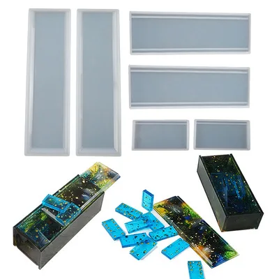 

Силиконовая форма «домино» для хранения ювелирных изделий «сделай сам»