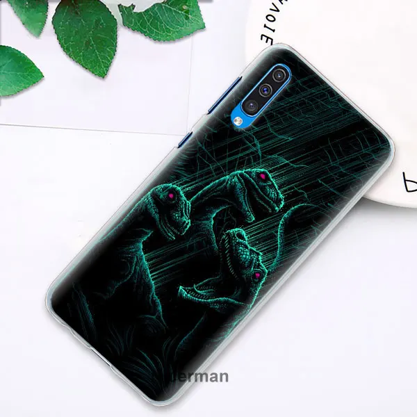 11 Динозавры юрского периода телефонные чехлы для samsung Galaxy A10 A20e A30 A40 A50 A60 A70 A80 A6 A8+ A7 A9 жесткий чехол из поликарбоната - Цвет: 11
