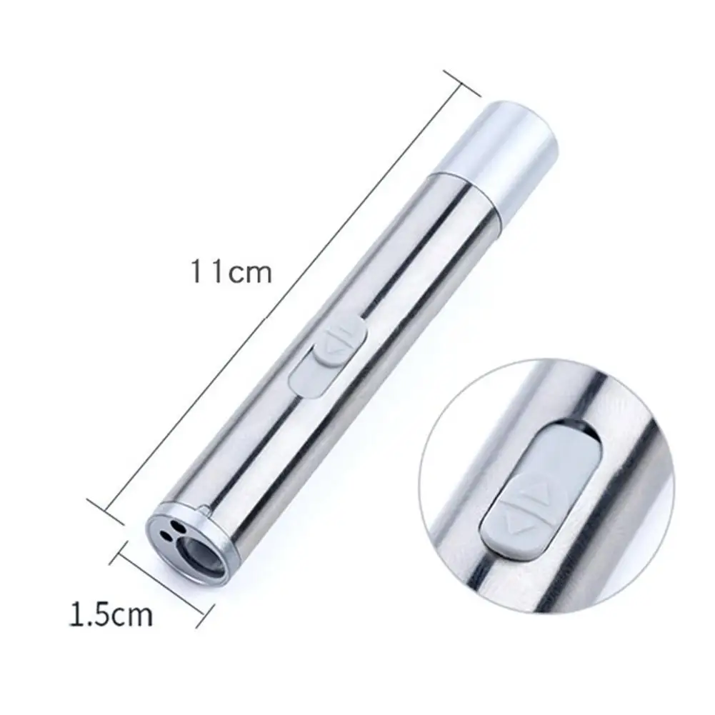 

3-In-1 Pet Pointer Cat Toy USB Rechargeable Red Dot Funny Chaser Light Cat Pointer Pen Stick Interactive K9F0