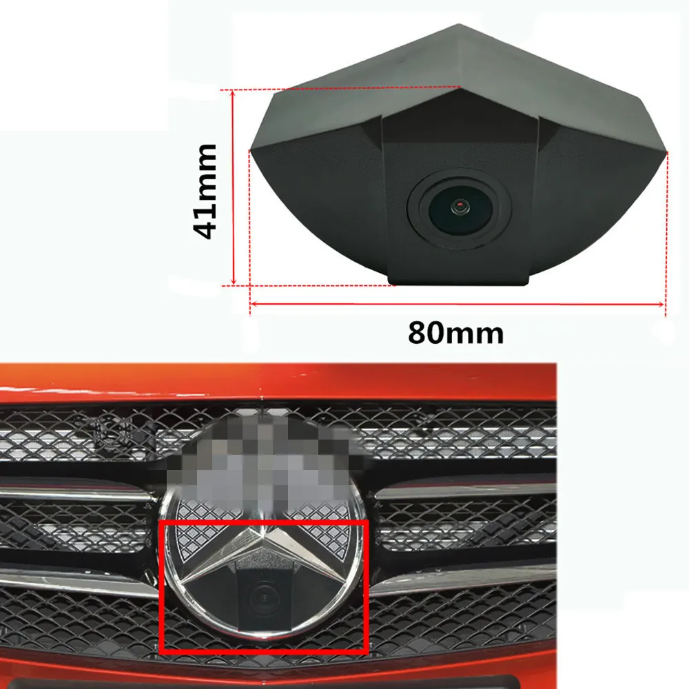 Автомобильная парковочная камера YIFOUM с положительным логотипом спереди для Mercedes