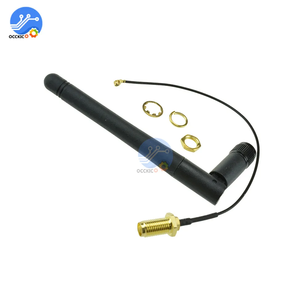 2 4G Беспроводной антенна для ESP8266 esp 02/05/07 NRF24L01 + PA CC2500 модуль|antenna wireless|antenna 2.4gantenna