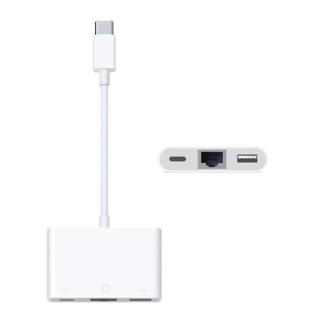 100 Мб/с OTG Ethernet USB адаптер для C к RJ45 LAN проводной сетевой конвертер порта Andriod type c