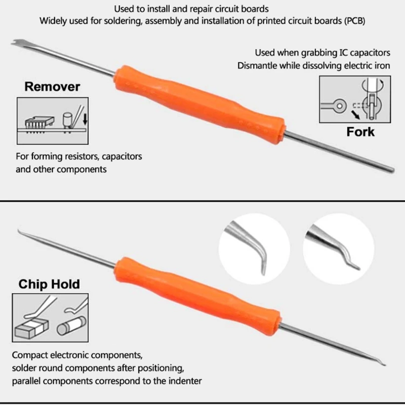 

Welding Aid PCB Desoldering Tool Printed Circuit Board Soldering Kit Repair Set