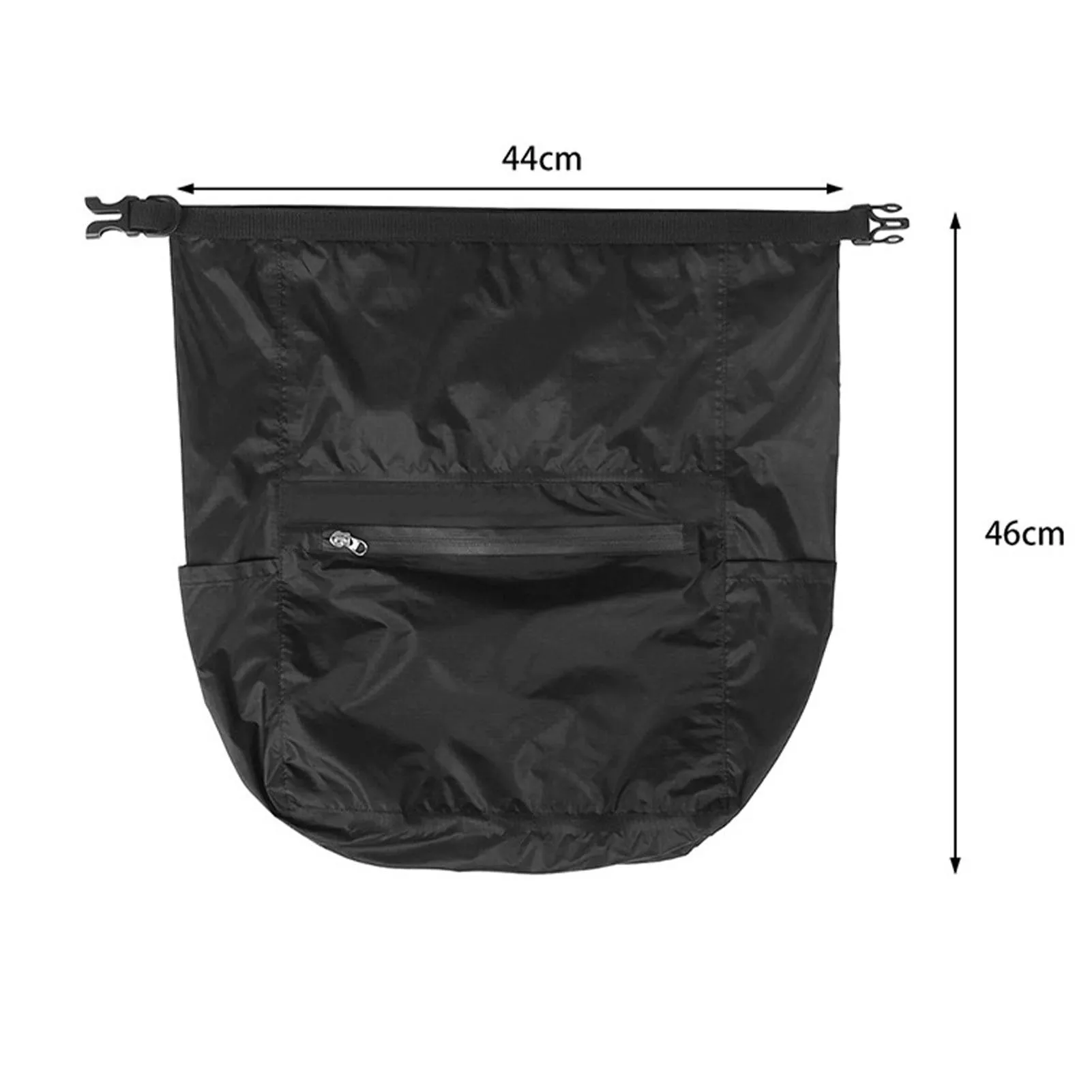 

Waterproof Backpack Lightweight Nylon Coated Silicon Bag Double Shoulder Foldable Swimming Rafting Fishing Bag