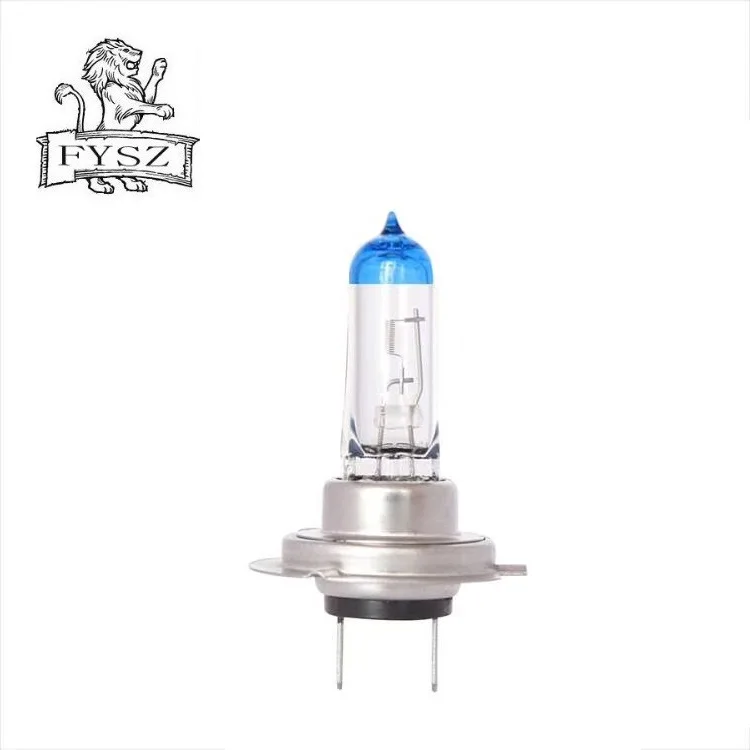 2 шт H7 12V 55W 2400lm 4300-5000K автомобильные фары супер яркие галогенные фары белый-синий+ серебристый