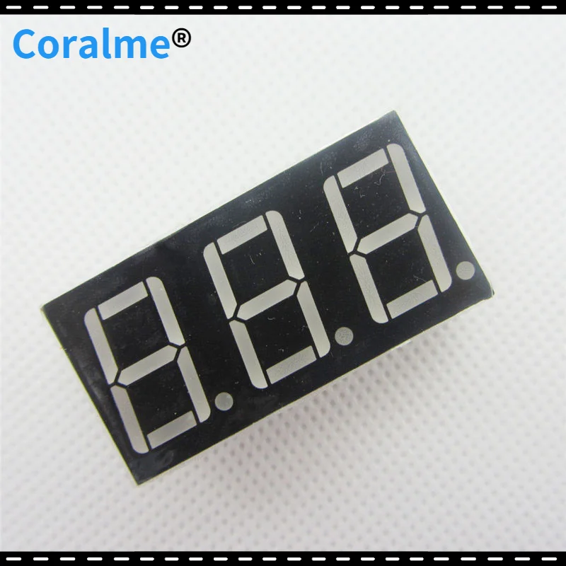 

10PCS Digital Tube 0.56 inch 1/2/3/4 Bit Common Negative/Common Positive Red Highlight Digital Display Tube Clock