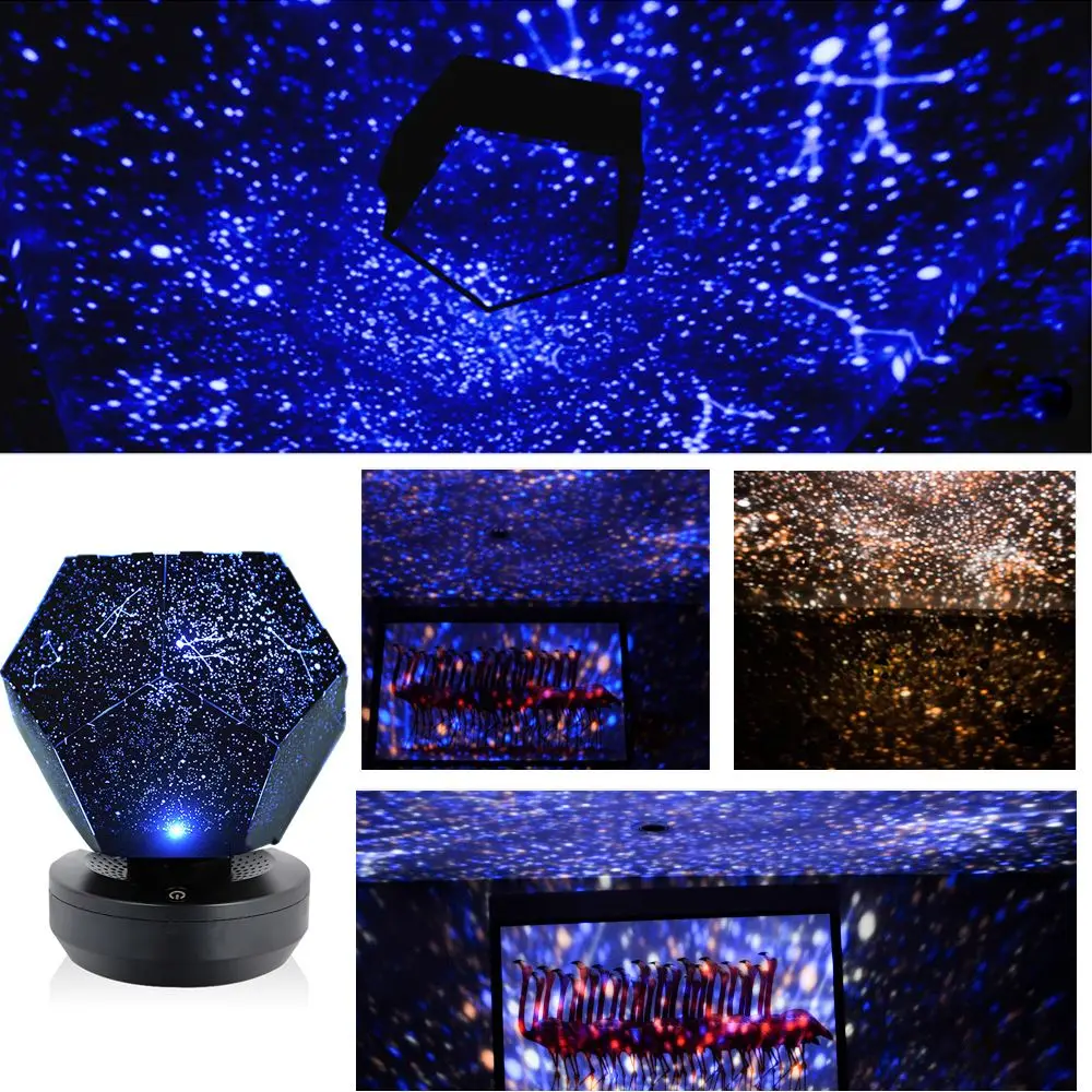 

Starry Sky Projector Romantic Night Light Dreamy Planetarium Lamp To Starry Sky Rotating Starry Projection Lamp In Bedroom