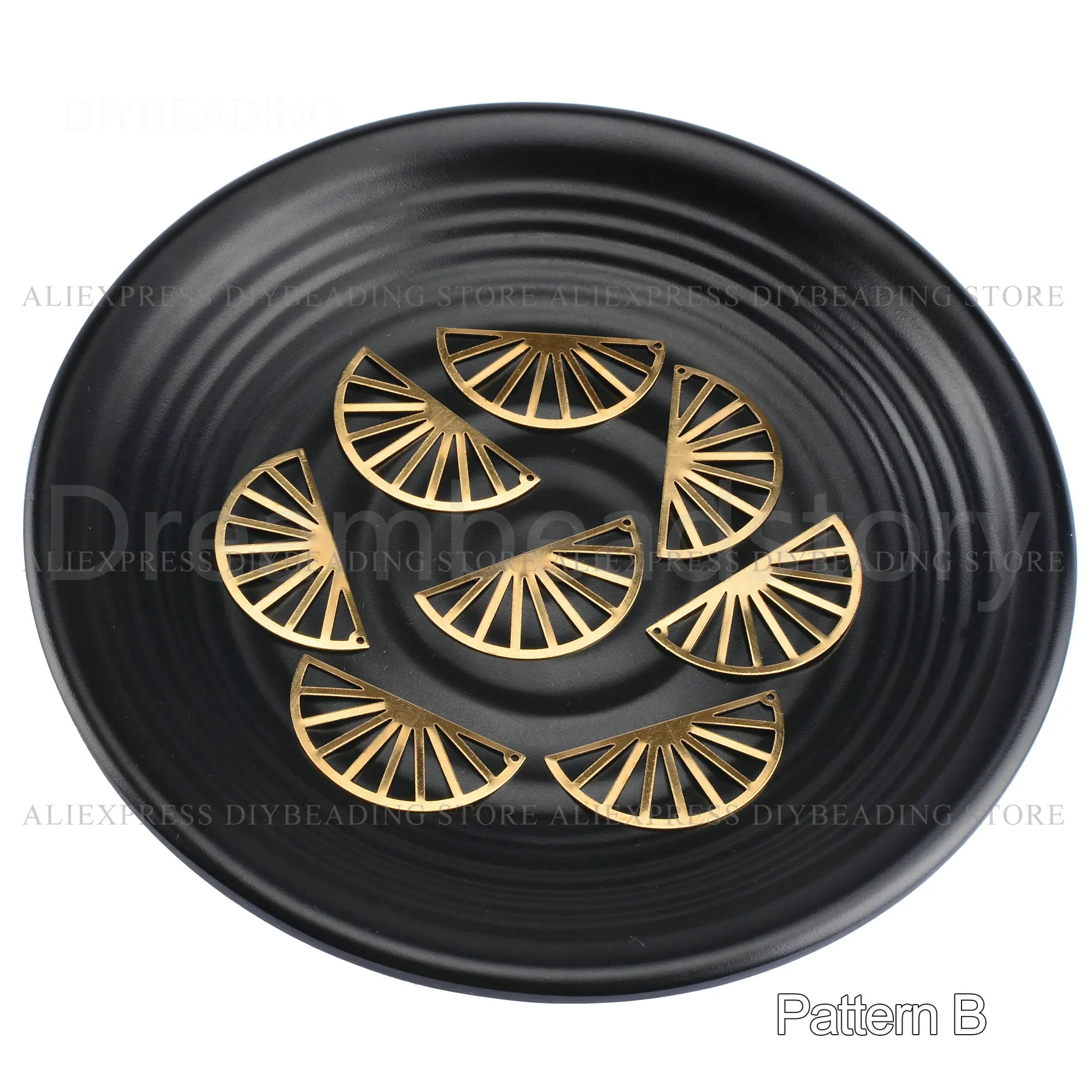 

20-200 Pcs Brass Jewelry Making Charms Half Circle/Owl Animal/Tulip Flower Charming Component Online Lots Wholesale Supply