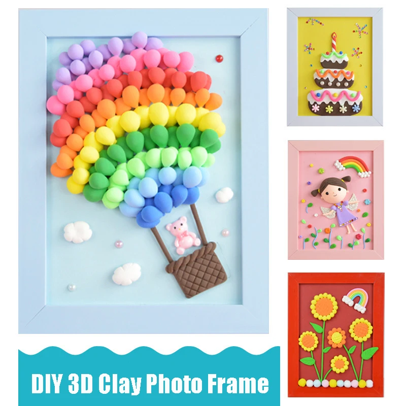 Детские развивающие игрушки ручной работы суперсветильник глина набор 3D