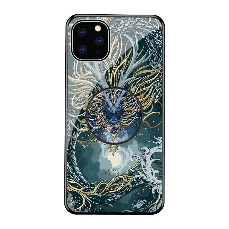 Чехол для iPhone 11 Pro Max XS XR X 7 8 6 6S Plus с кольцом-держателем противоударный из